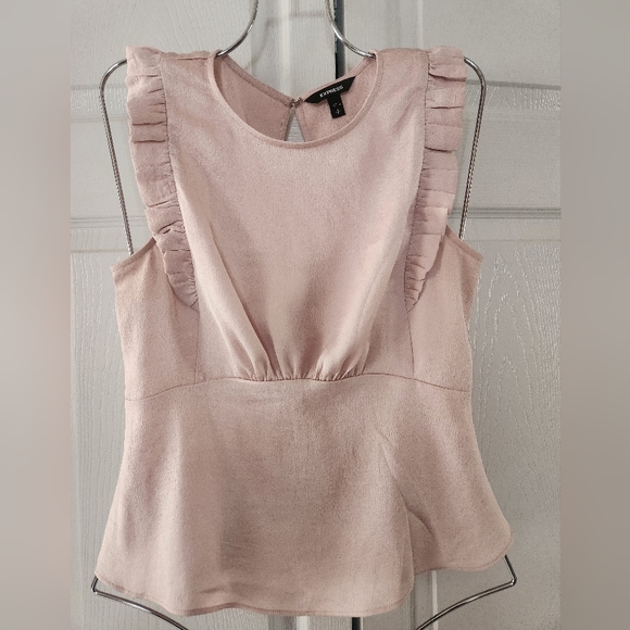 EXPRESS Ruffle detail blouse - Picture 1 of 5